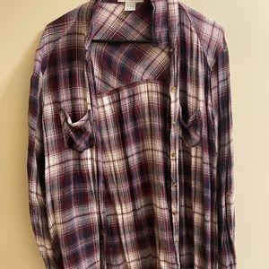 Purple/Red Flannel